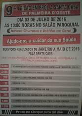 9° Leilão em Prol a Santa Casa de Palmeira d´Oeste