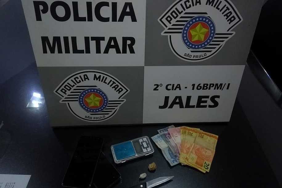 Polícia Militar de Jales prende traficante na Vila União