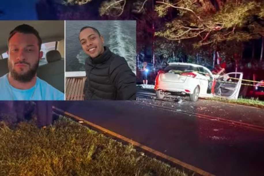 Irmão de empresário morto a tiros em bar e outros dois homens morrem em acidente entre carros no interior de SP