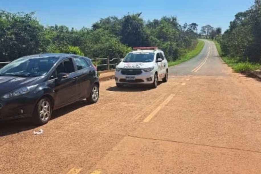 Homem é preso suspeito de agredir e tentar jogar mulher de ponte em estrada vicinal