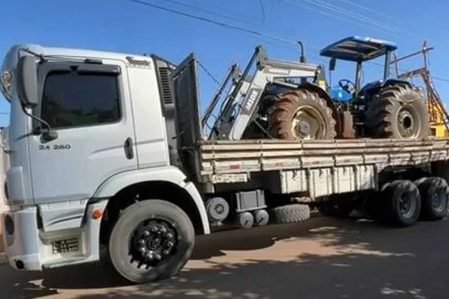Polícia Civil faz operação em Palmeira d´Oeste e outras cidades da região contra quadrilha especializada em furto de tratores