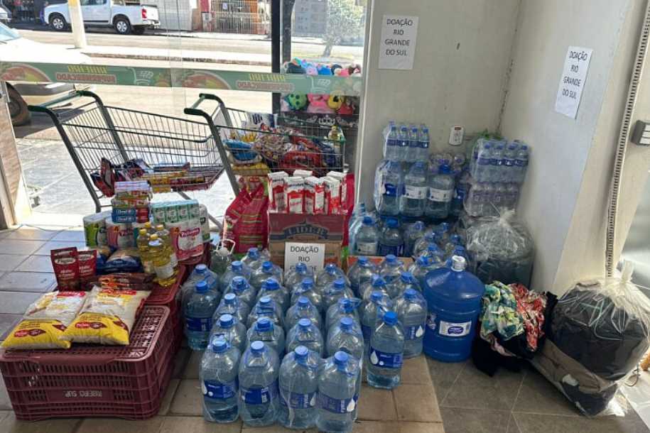 Ribeiro Supermercado de Rubineia Apoia Campanha de Doações para o Rio Grande do Sul