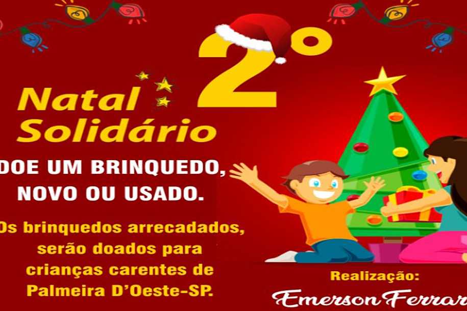 Projeto arrecada brinquedos para crianças carentes em Palmeira dOeste