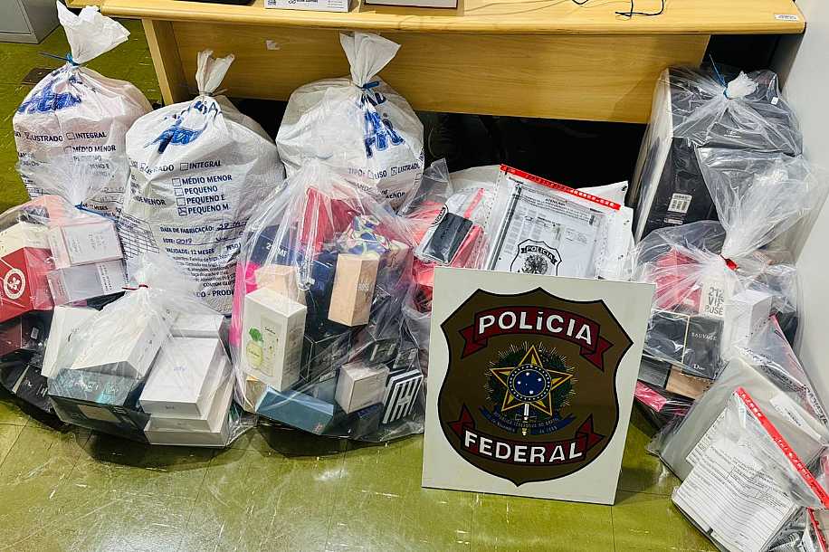 Polícia Federal realiza operação no combate ao descaminho de produtos importados na região de Jales/SP