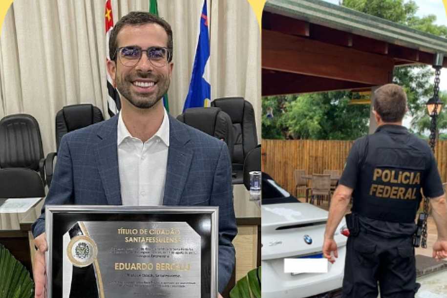 Líder de grupo que teria fraudado mais de 100 milhões foi homenageado com o Título de Cidadão Santa-Fé-Sulense