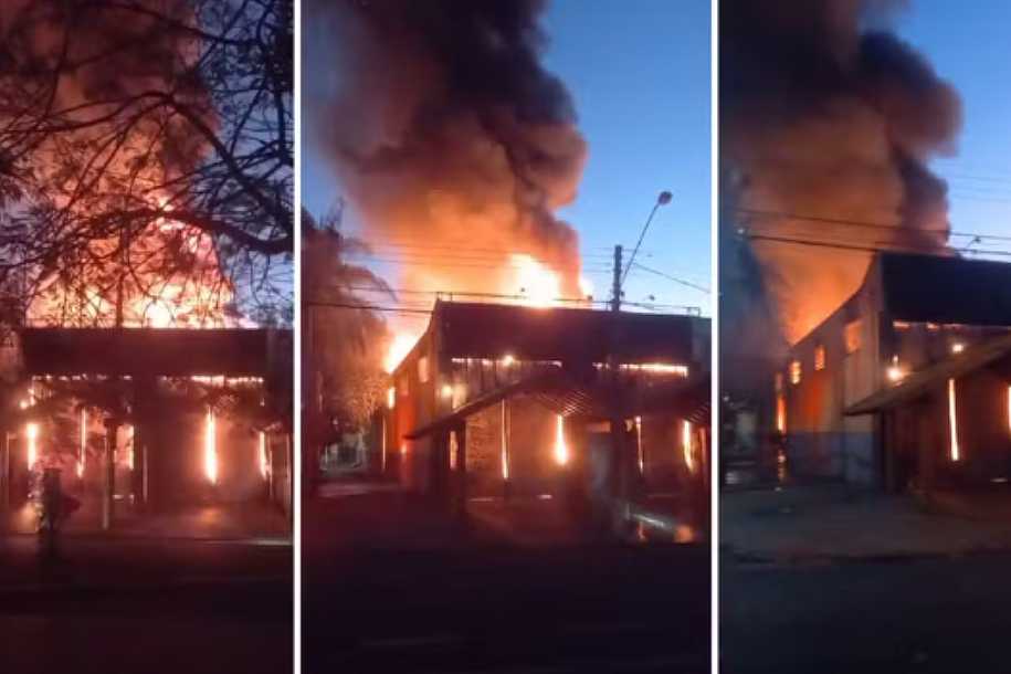 Incêndio atinge madeireira e projeto social em Rio Preto