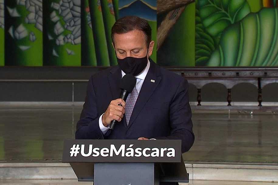 Doria afirma que testou positivo para Covid-19