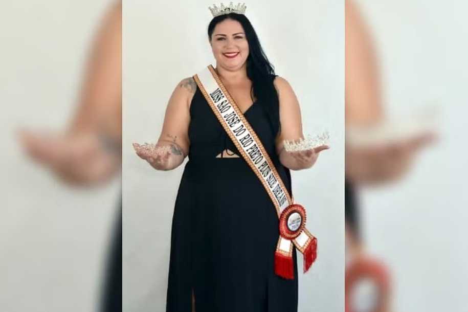 Consagrada a única miss plus size de Rio Preto, Larissa Franklin reforça a luta contra o preconceito: ´Sentimento de orgulho´