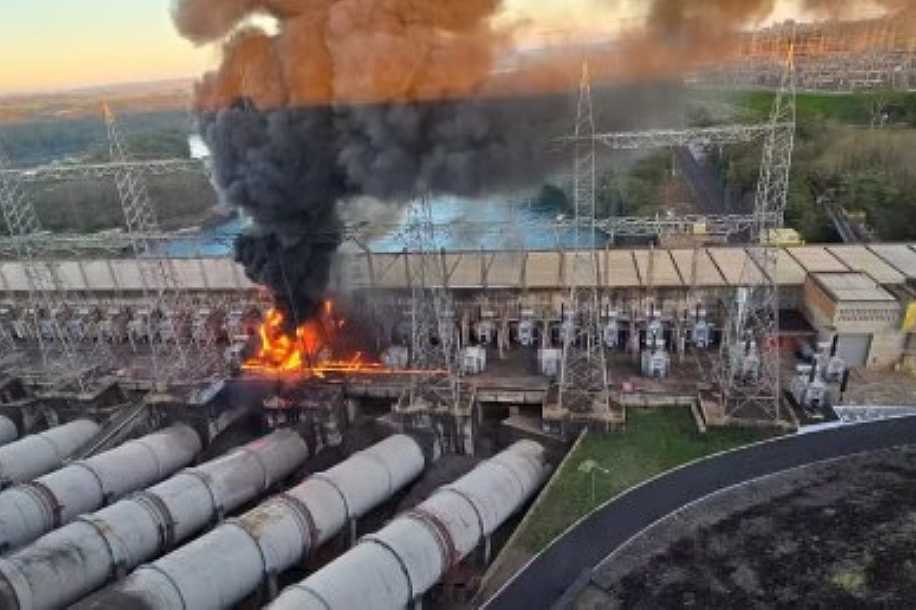 Incêndio atinge Usina Hidrelétrica de Marimbondo em Icém
