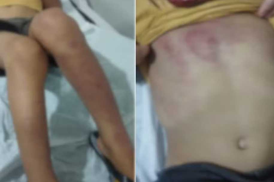 Homem é preso suspeito de agredir filhos de 1 e 4 anos e ameaçar a esposa com faca