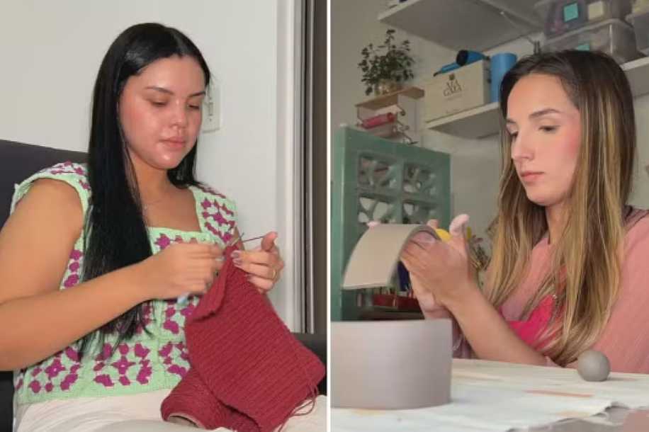 Geração Z troca telas por crochê, cerâmica e outros hobbies ´retrô´ para desacelerar: ´Bom para saúde mental´, diz jovem