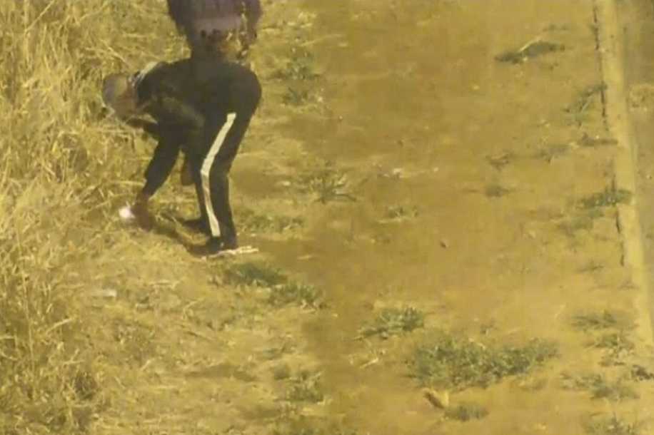 Guarda flagra homem ateando fogo na área do antigo IPA em Rio Preto
