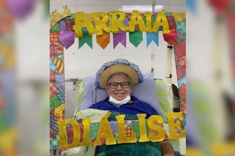 Com sanfona e pratos adaptados, hospital do interior de SP faz festa junina na ala de diálise