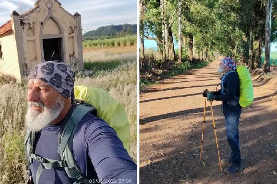 Peregrino percorre 1,8 mil km a pé e conclui Caminho da Fé no dia do aniversário: ´Maior aprendizado´