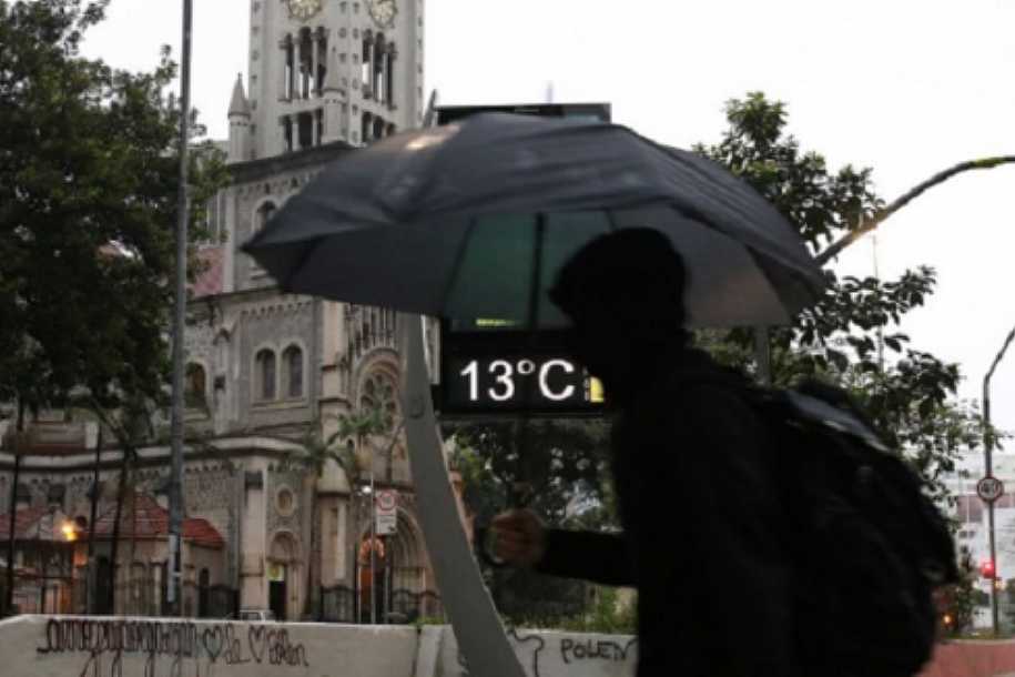 Passagem de frente fria derrruba temperaturas no País a partir desta quinta-feira