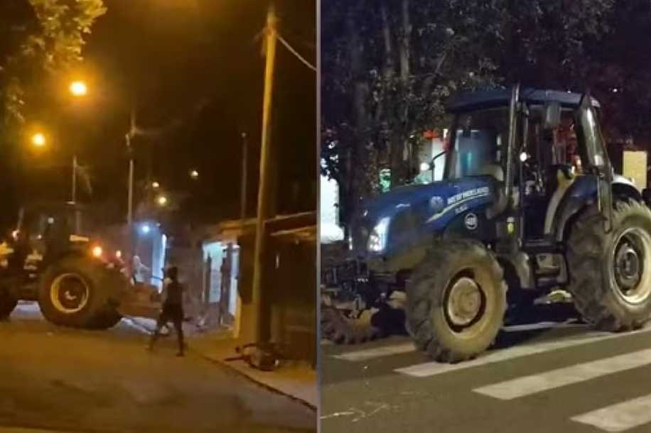 Servidor da prefeitura usa trator para invadir casa da filha em Ilha Solteira