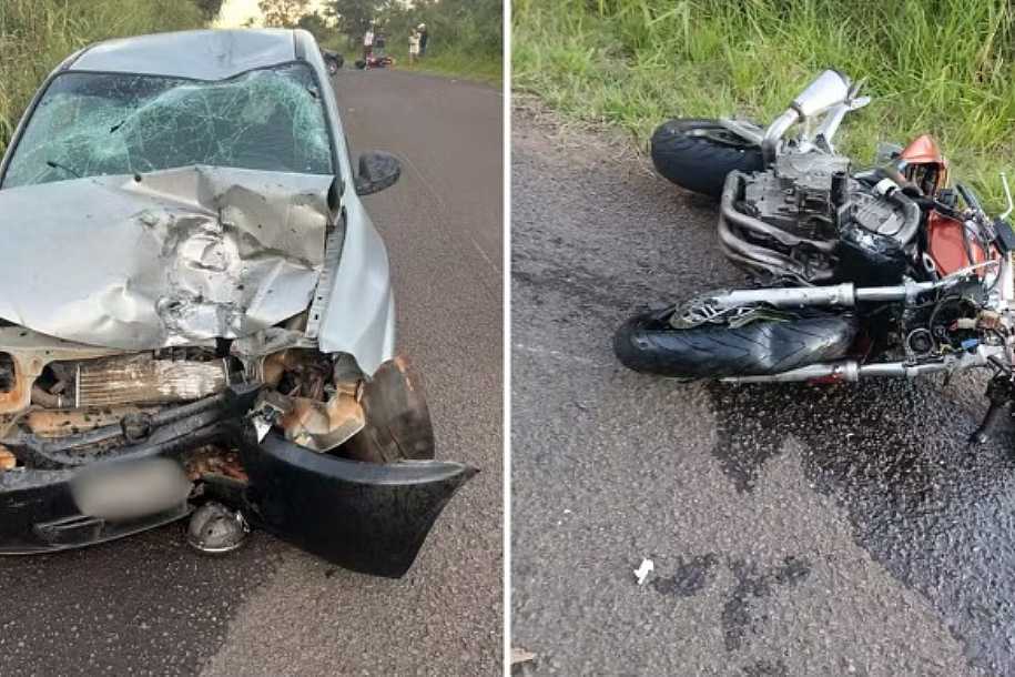 Motociclista morre após batida com carro em Braúna