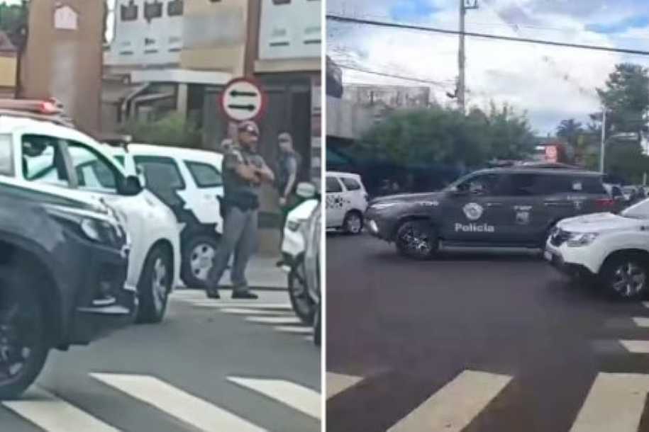 Trote sobre falso assalto com reféns em academia mobiliza helicóptero Águia e viaturas da polícia