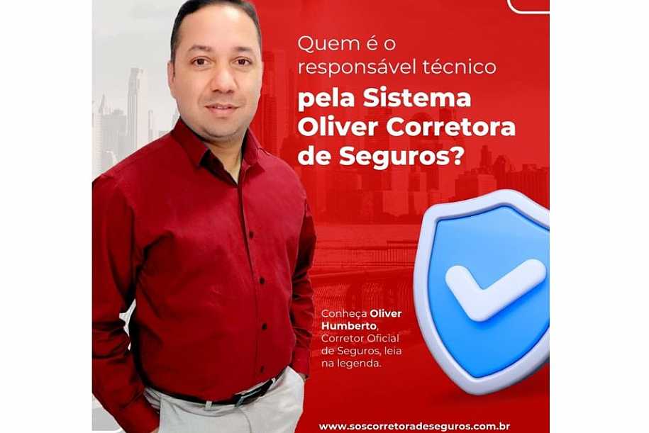 Quem é responsável técnico pela Sistema Oliver Corretora de Seguros?