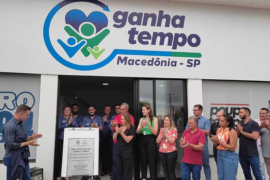GANHATEMPO EM MACEDÔNIA É INAUGURADO