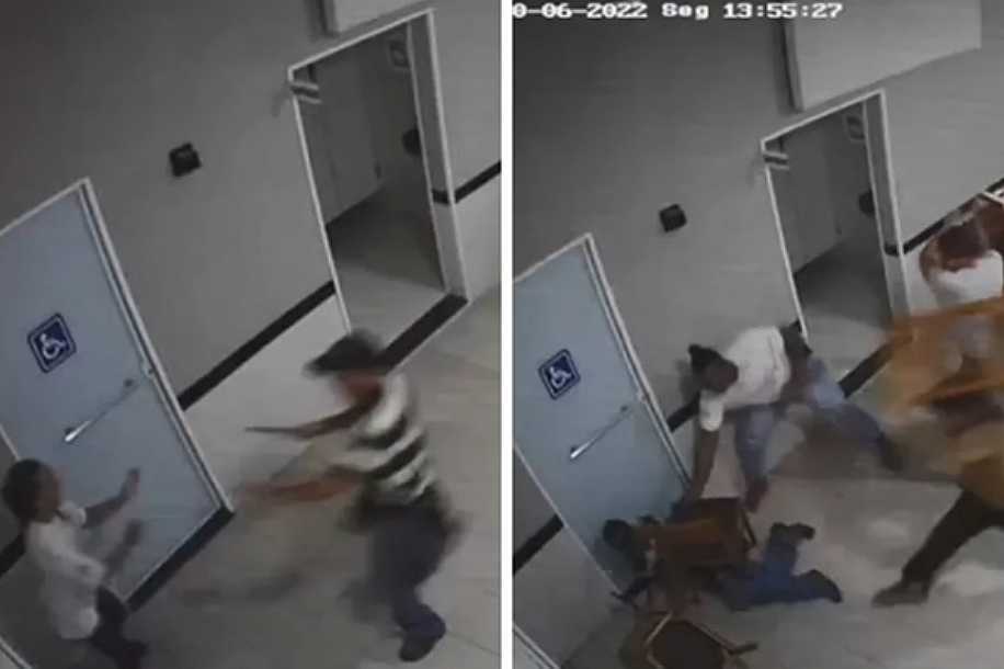 Mulher perseguida e salva após cadeiradas no ex-marido diz que foi ameaçada um dia antes: ´Me mostrou a faca´