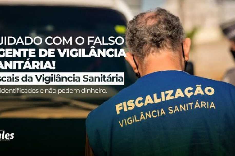 Vigilância Sanitária de Jales alerta comerciantes sobre novo golpe aplicado na cidade