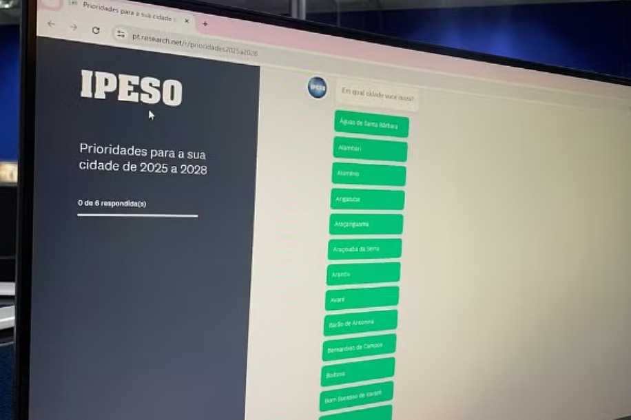 Pesquisa identifica as prioridades de governo nas regiões de Rio Preto e Araçatuba; saiba como participar
