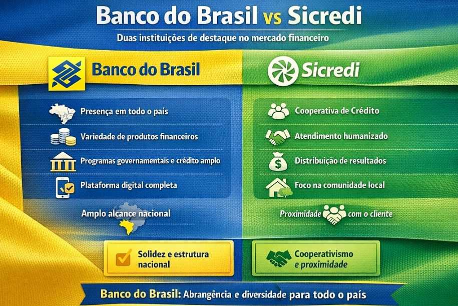 Banco do Brasil x Sicredi: duas instituições sólidas com propostas diferentes para o cliente