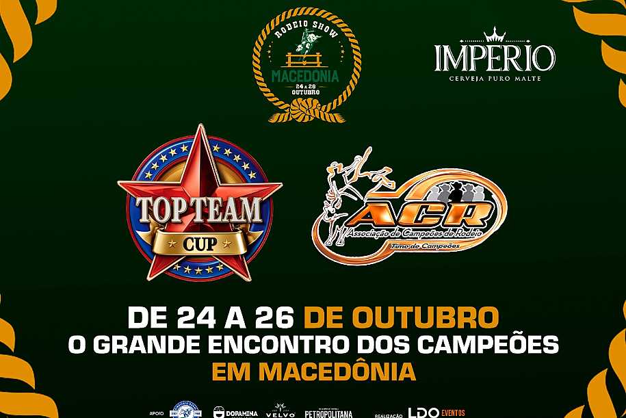 Festa do Peão de Macedônia Promove Encontro dos Campeões entre ACR e Top Team Cup