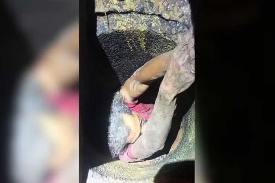 Homem que fugiu por bueiro suspeito de esfaquear segurança ao tentar furtar carro em supermercado é preso dentro de tubulação