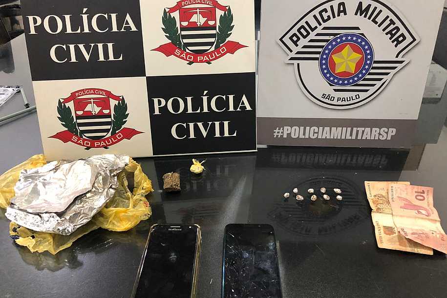 Polícia prende 2 rapazes e apreende menor em Jales