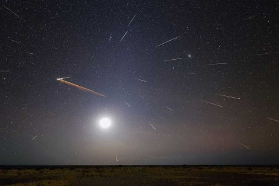 Chuva de meteoros poderá ser vista no céu durante a madrugada desta terça-feira