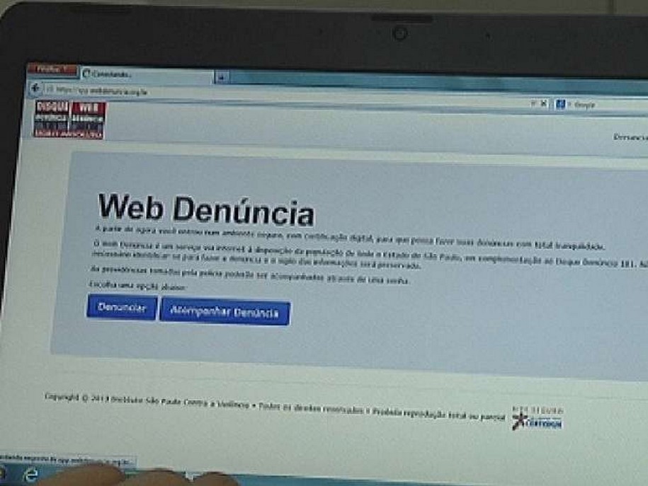 Cresce número de denúncias feitas pela internet à polícia de Rio Preto, SP
