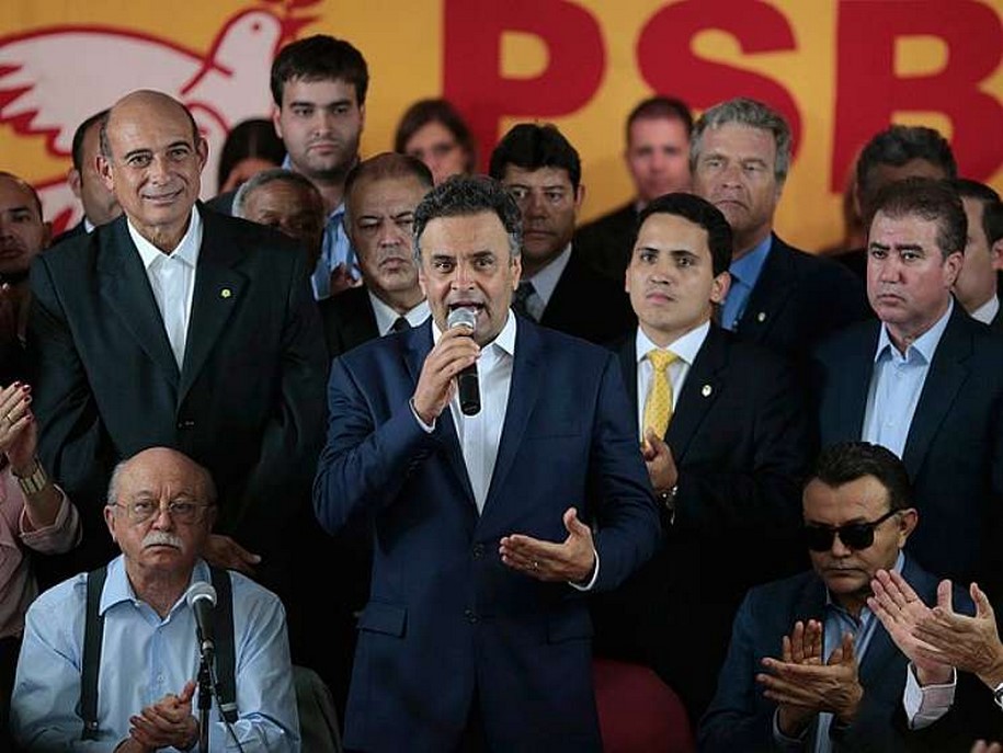 Quatro partidos aderem à candidatura de Aécio Neves no segundo turno