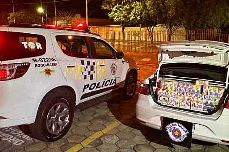 Polícia Rodoviária apreende 1,4 mil cigarros eletrônicos sem nota fiscal em Presidente Prudente