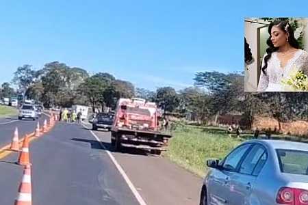 Fotógrafa de 24 anos morre em batida frontal entre carros na BR-153 em Onda Verde