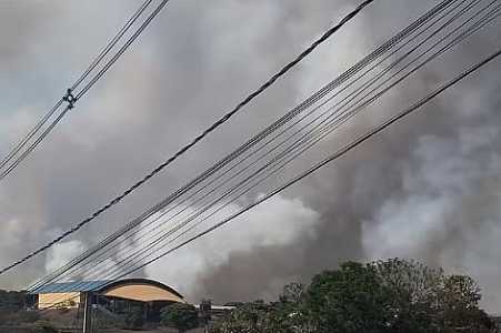 Queimada de 9 horas destrói grande área de pastagem em Tanabi