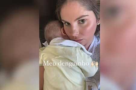 Com bronquiolite, filho de Bárbara Evans é internado em UTI de hospital no interior de SP: ´Pico da doença é no 5º dia´