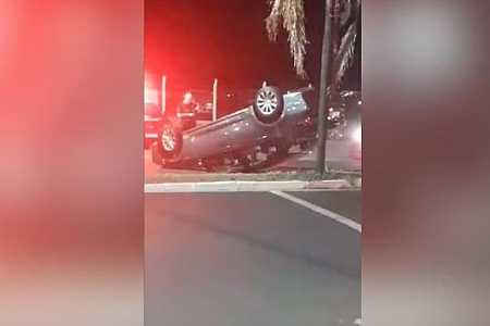 Mãe do ator Reynaldo Gianecchini capota carro no interior de SP