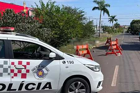 Idoso morre após ser atropelado por moto em avenida de Ilha Solteira