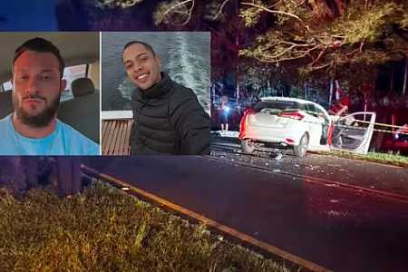 Irmão de empresário morto a tiros em bar e outros dois homens morrem em acidente entre carros no interior de SP