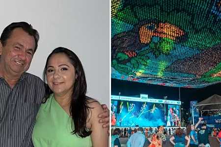 Casal da Paraíba viaja mais de 2 mil km para montar mosaicos de bandeirinhas no Festival do Folclore: ´Recompensador´