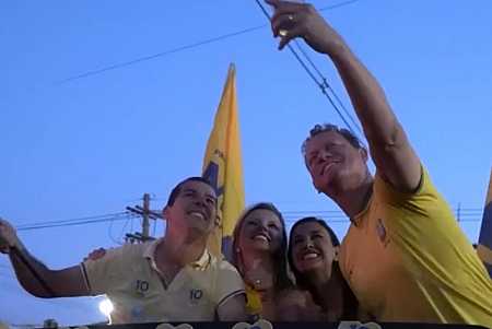 COM VITÓRIA ESMAGADORA, EVANDRO MURA E CAPITÃO BENITEZ SÃO REELEITOS PREFEITO E VICE-PREFEITO DE SANTA FÉ DO SUL