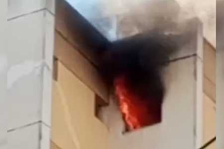 Incêndio em apartamento mobiliza bombeiros e deixa seis feridos em Rio Preto