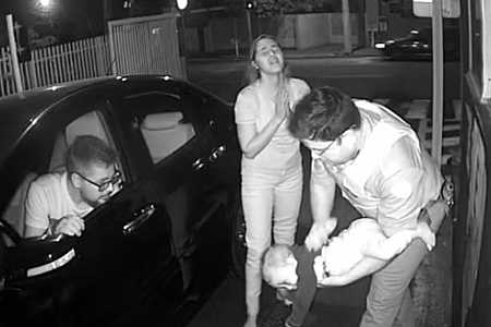 Bebê de 9 meses é salvo por policial militar após se engasgar com pedaço de plástico; VÍDEO