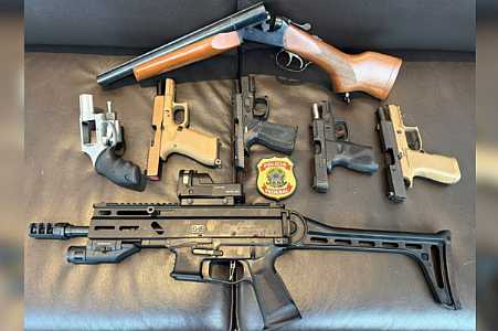 Dark Horse: PF apreende 7 armas de Mario Frias em operação