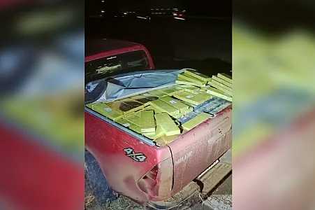 Polícia Rodoviária apreende 1 tonelada de maconha em caminhonete no interior de SP