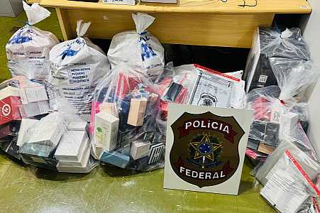 Polícia Federal realiza operação no combate ao descaminho de produtos importados na região de Jales/SP
