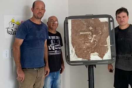 Fóssil de crocodilo pré-histórico de 80 milhões de anos é exposto em museu no interior de SP