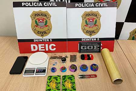 Motorista de aplicativo é preso por tráfico de drogas